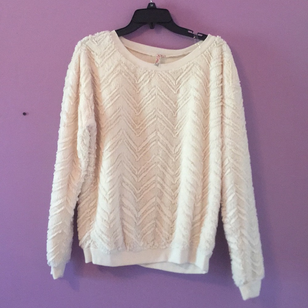 White sweater wore once
